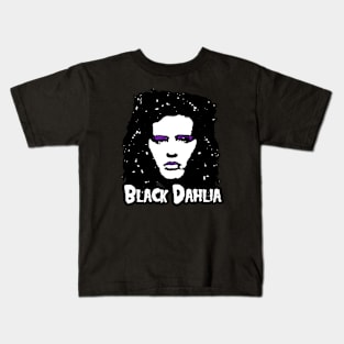 Black Dahlia Elizabeth Short True Crime Edit Kids T-Shirt